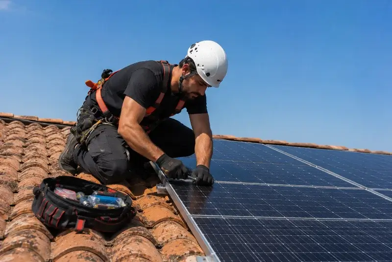 Maintenance et monitoring de panneaux solaires à Saint-Paulet-de-Caisson